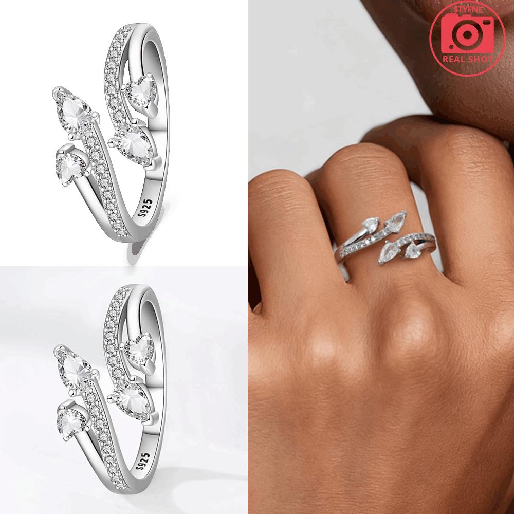 Original Ring Copper White Zircon Heart Open Ring Waterdrop Snake Head Shape Ring Anniversary Delicate Gift Accessory
Original Ring Copper White Zircon Heart Open Ring Waterdrop Snake Head Shape Ring Anniversary Delicate Gift Accessory