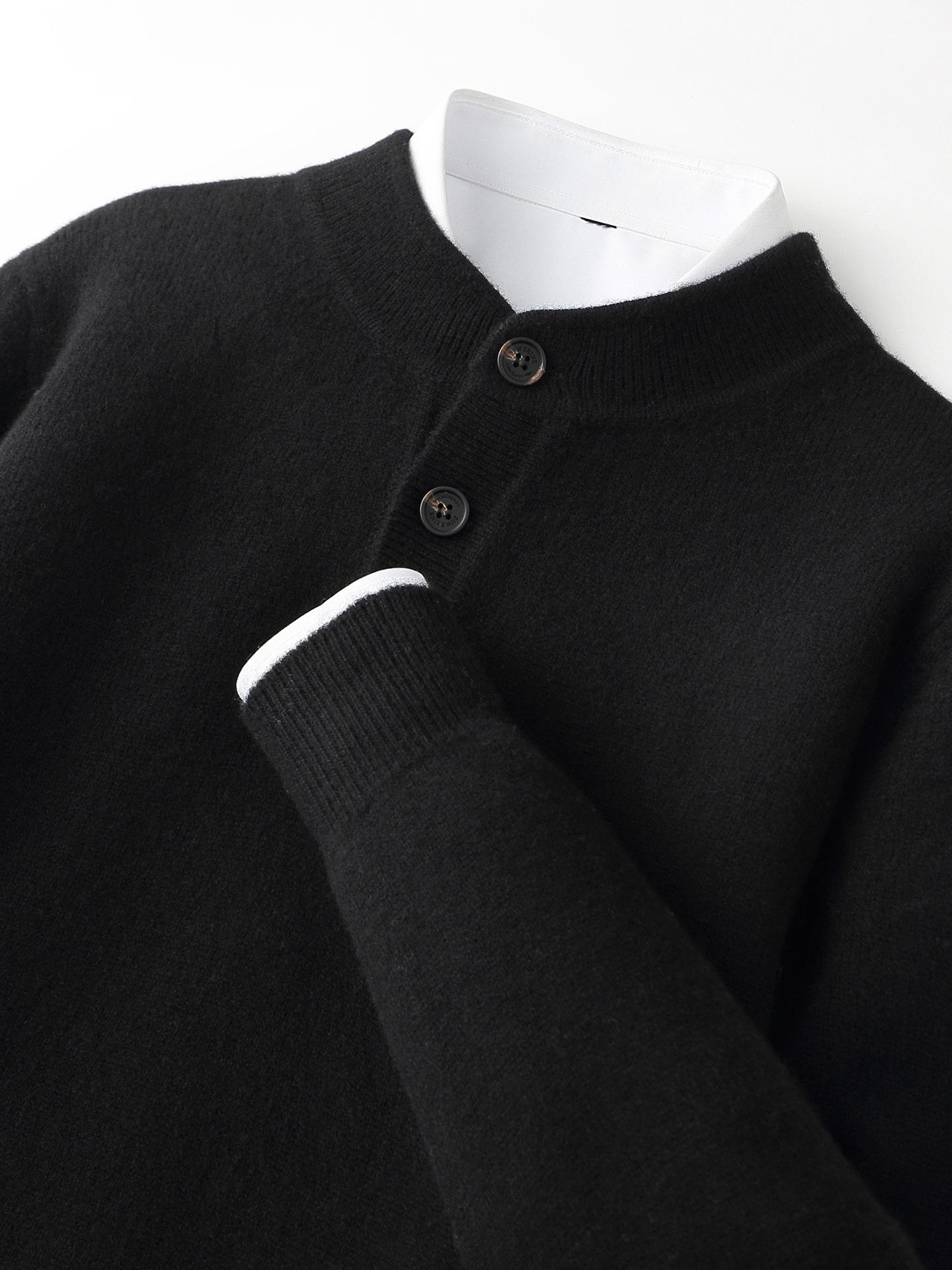 Men s Winter Wool Henley Sweater - Thick Knit Pullover for Autumn & Winter L чорний
Men s Winter Wool Henley Sweater - Thick Knit Pullover for Autumn & Winter L чорний