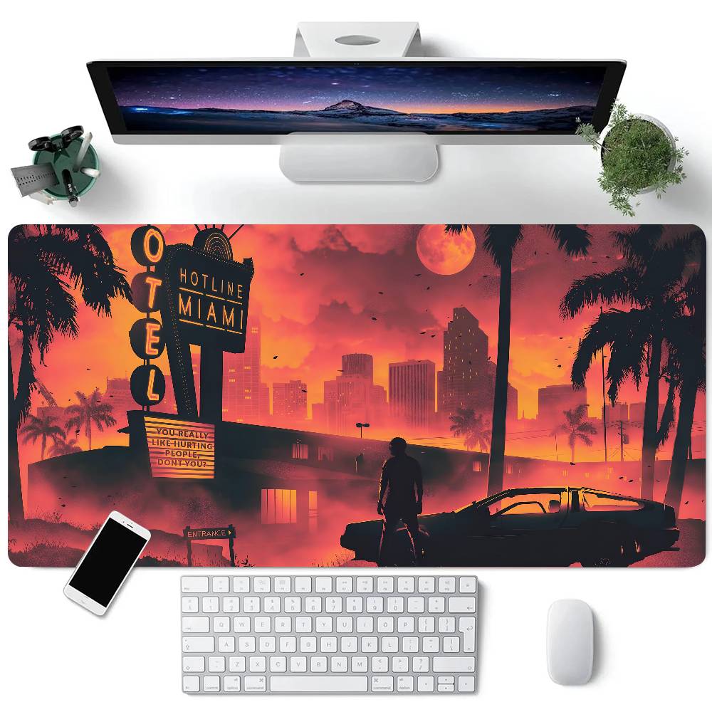 M-Miami Vice Mouse Pad Large Gaming Keyboard Mat LockEdge Rubber Computer Office Accessories LE600x300x2mm
M-Miami Vice Mouse Pad Large Gaming Keyboard Mat LockEdge Rubber Computer Office Accessories LE600x300x2mm