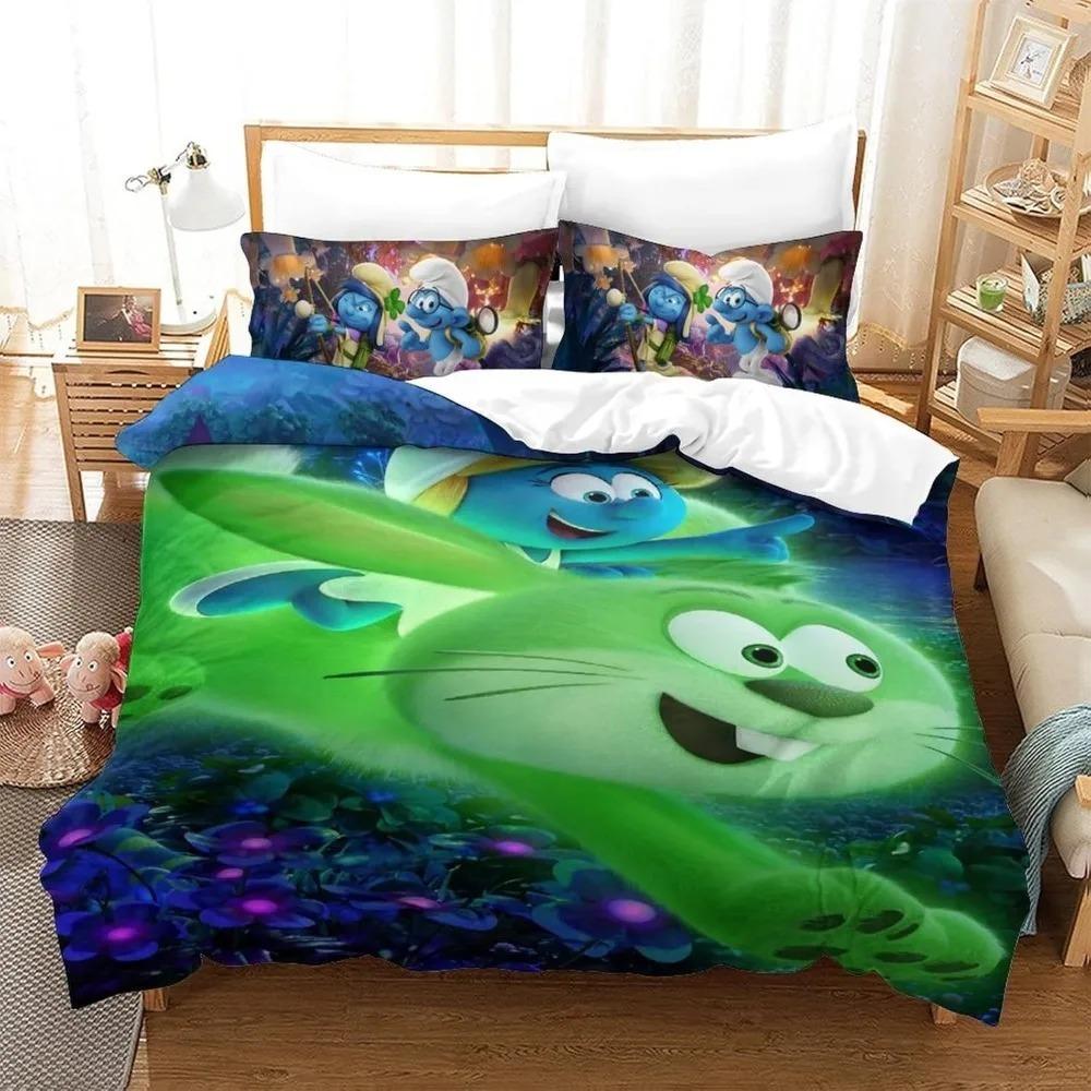 Мила анімована наволочка для ковдри зі Смурфами, 3D-друк, синій комплект постільної білизни з Ельфами для підлітків та дорослих, із застібкою-блискавкою, декор кімнати 150*200cm 3pcs
Мила анімована наволочка для ковдри зі Смурфами, 3D-друк, синій комплект постільної білизни з Ельфами для підлітків та дорослих, із застібкою-блискавкою, декор кімнати 150*200cm 3pcs