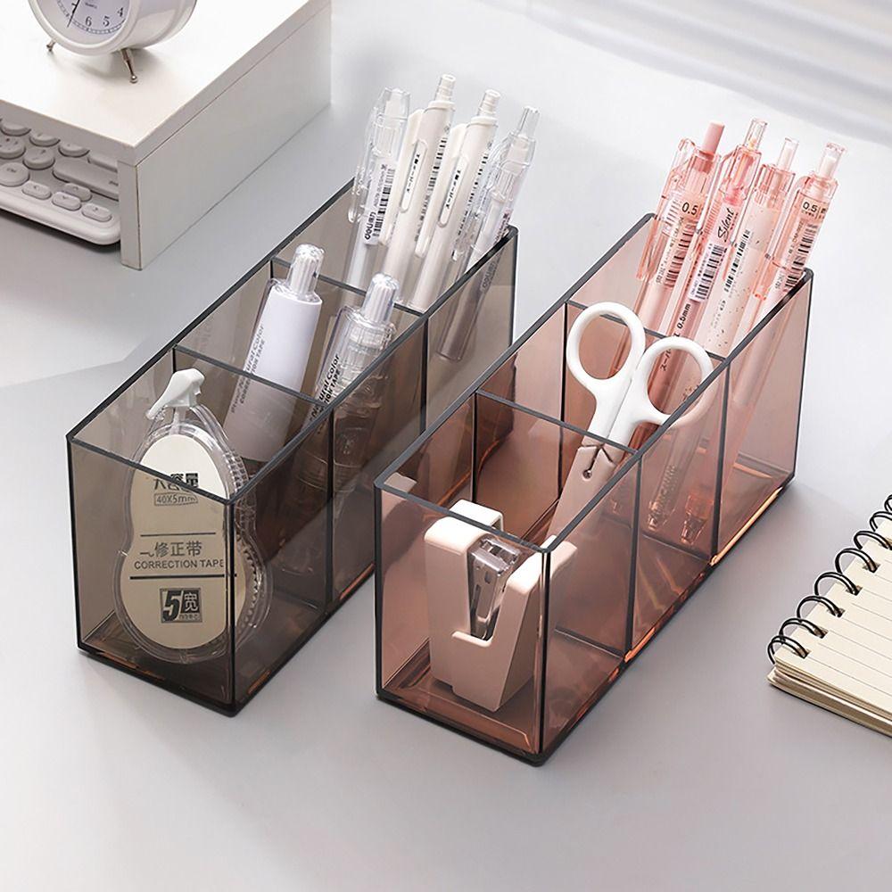 Large Capacity Pen Holder Desk Stationery Storage Makeup Brush Box Pen Storage Box Office
Large Capacity Pen Holder Desk Stationery Storage Makeup Brush Box Pen Storage Box Office