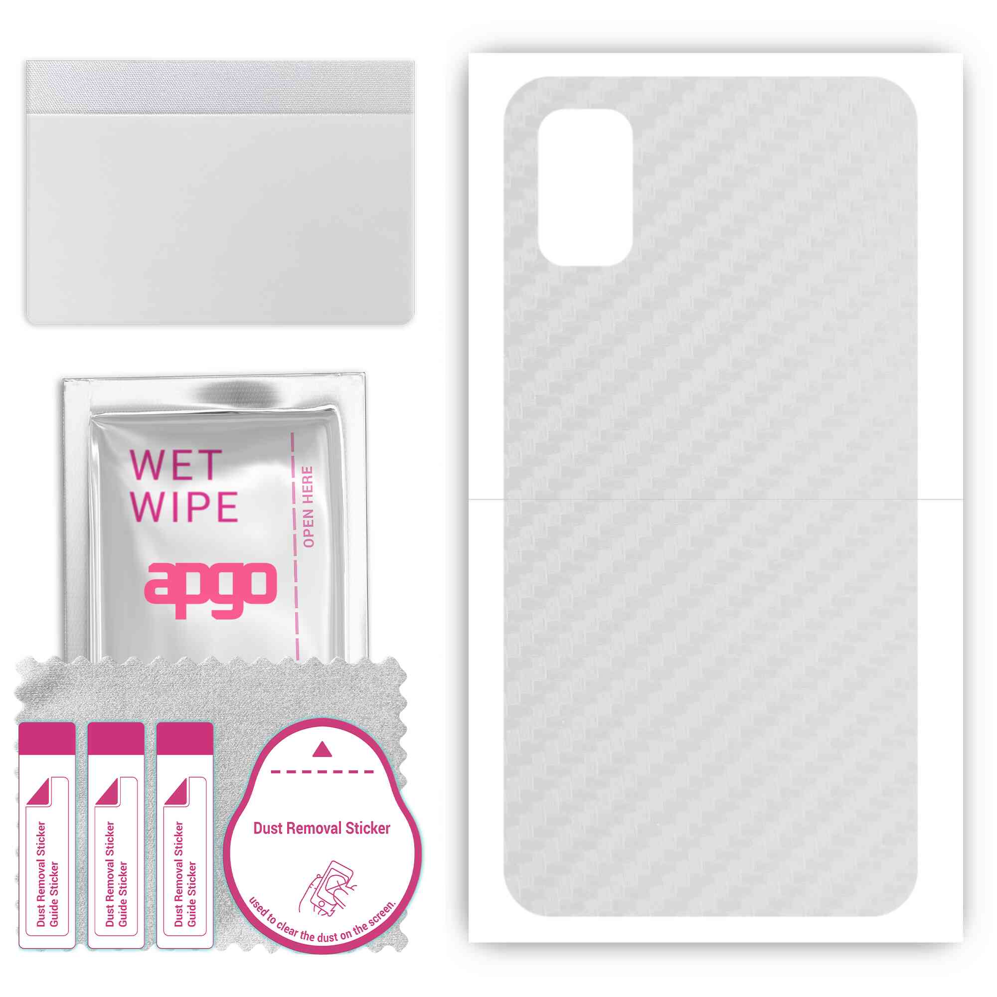 apgo Protective Skin Sticker for the back compatible with Tecno Pop 5C, Wrap Film, Foil, Vinyl - Pattern Transparent Carbon
apgo Protective Skin Sticker for the back compatible with Tecno Pop 5C, Wrap Film, Foil, Vinyl - Pattern Transparent Carbon