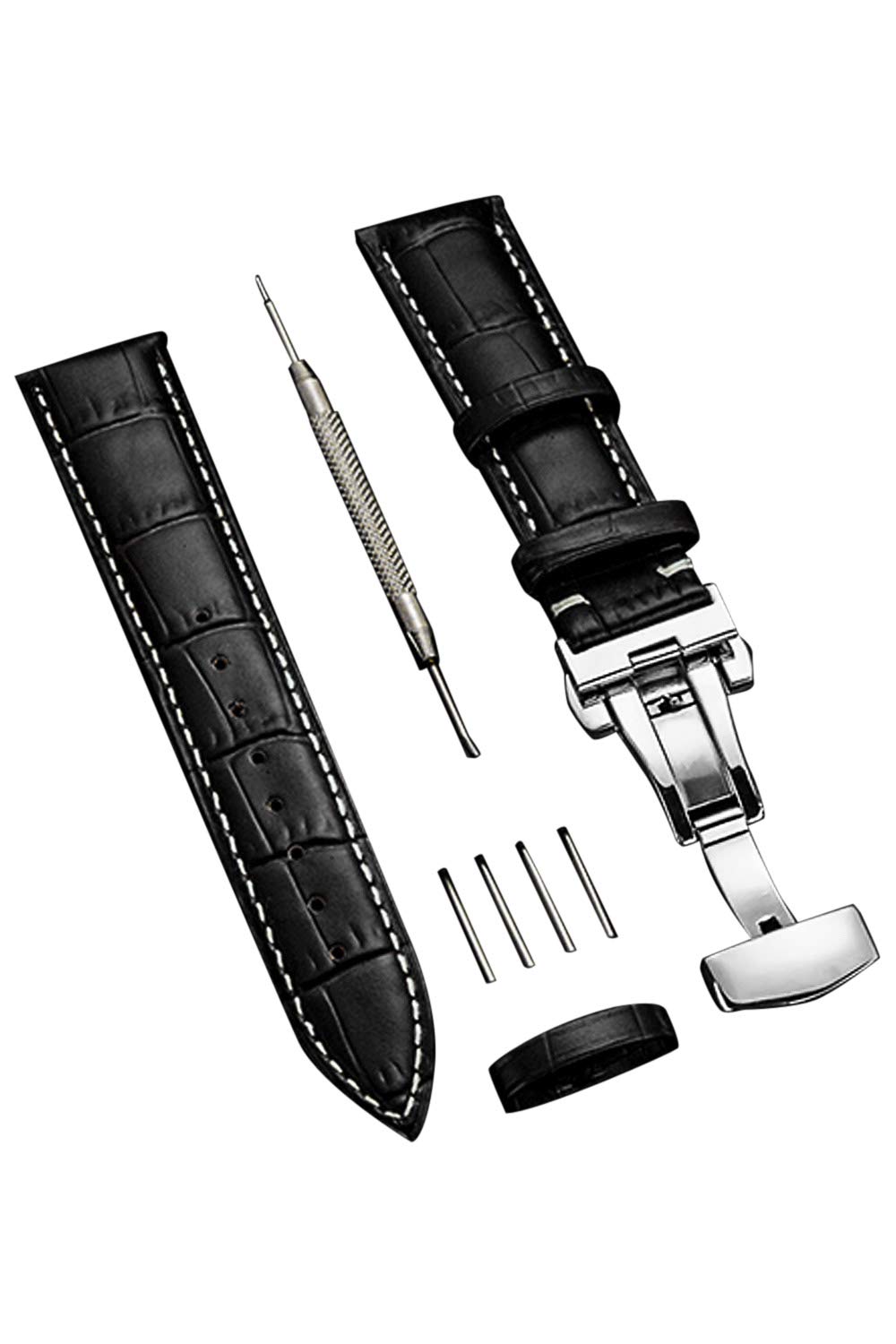 Watch Strap Watch Band 23mm 24mm 22mm 21mm 20mm 19mm 18mm Genuine Leather Watch Band Replacement Strap D Buckle Waterproof Sweatproof Watch Leather
Watch Strap Watch Band 23mm 24mm 22mm 21mm 20mm 19mm 18mm Genuine Leather Watch Band Replacement Strap D Buckle Waterproof Sweatproof Watch Leather