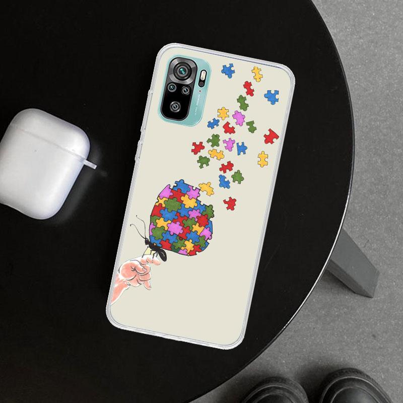 Autism Support Puzzle Phone Case Cover for Xiaomi Redmi Note 15 14 13 12 11 Pro Plus 14S 12S 11S 11T 11E 10S 10 Customized Funda Redmi Note 11T 5G
Autism Support Puzzle Phone Case Cover for Xiaomi Redmi Note 15 14 13 12 11 Pro Plus 14S 12S 11S 11T 11E 10S 10 Customized Funda Redmi Note 11T 5G