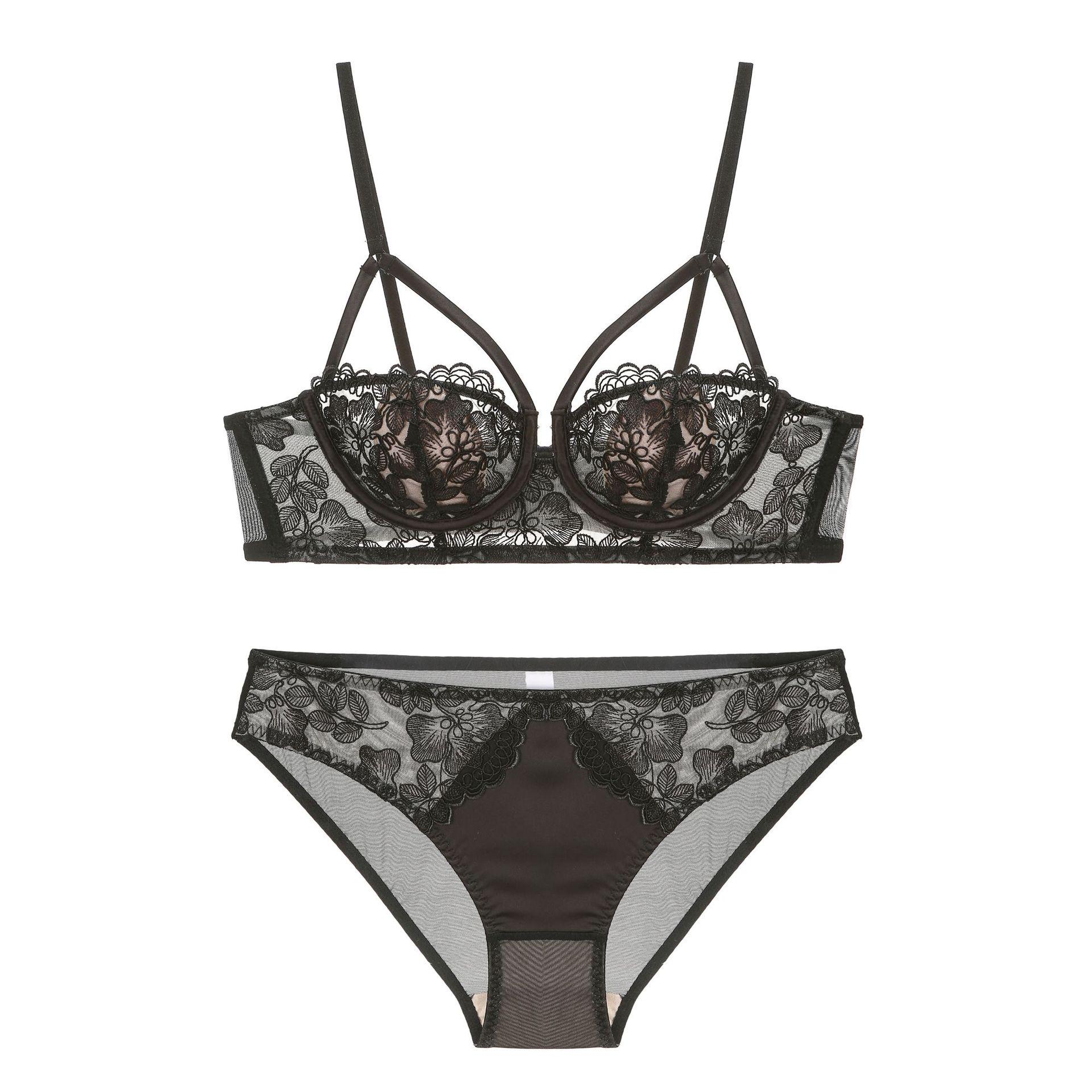 Комплект бюстгальтера пуш-ап из французского кружева с косточками для женщин Bra 70A чёрный
Комплект бюстгальтера пуш-ап из французского кружева с косточками для женщин Bra 70A чёрный