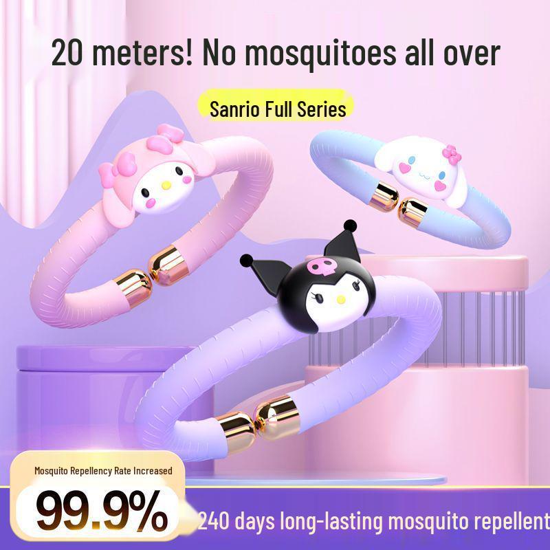 Браслет от комаров Sanrio - Защита эфирными маслами для всех возрастов Extended Tail for Stronger Repellent Effect
Браслет от комаров Sanrio - Защита эфирными маслами для всех возрастов Extended Tail for Stronger Repellent Effect