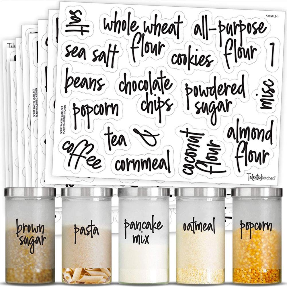 8 Sheets Self-Adhesive Stickers Pantry Labels Waterproof Transparent Resistant Food Label Sticker For Containers Storage Ja Y9Q2
8 Sheets Self-Adhesive Stickers Pantry Labels Waterproof Transparent Resistant Food Label Sticker For Containers Storage Ja Y9Q2