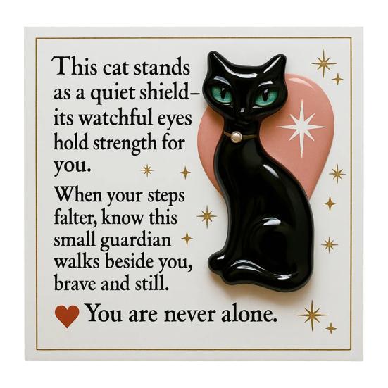 Карманные объятия Средневековый Черный Кот с Позитивной Открыткой Эмоциональная Поддержка Карманный Жетон Черный Котенок Украшение Животного Вдохновляющий Подарок чёрный
Карманные объятия Средневековый Черный Кот с Позитивной Открыткой Эмоциональная Поддержка Карманный Жетон Черный Котенок Украшение Животного Вдохновляющий Подарок чёрный