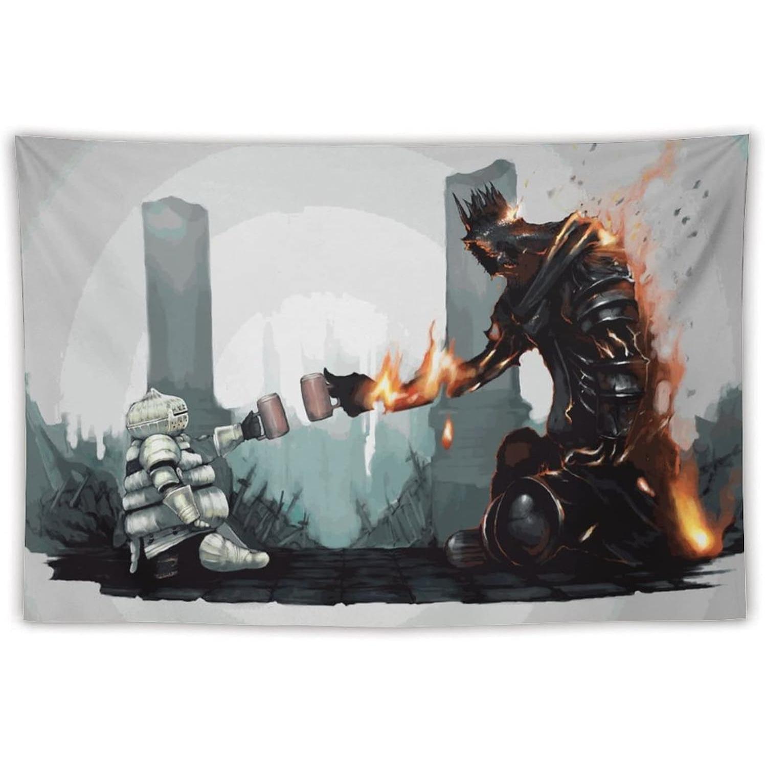Tapestry film based on the Dark Souls comics 75x100 чёрный
Tapestry film based on the Dark Souls comics 75x100 чёрный