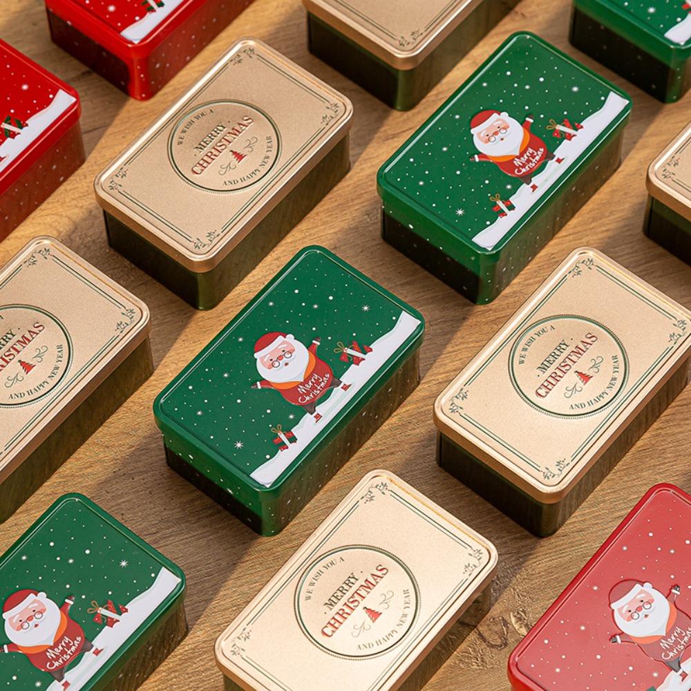 Santa Claus Candy Packaging Metal Gift Box New Christmas Tin Box Home темно-зелений колір
Santa Claus Candy Packaging Metal Gift Box New Christmas Tin Box Home темно-зелений колір