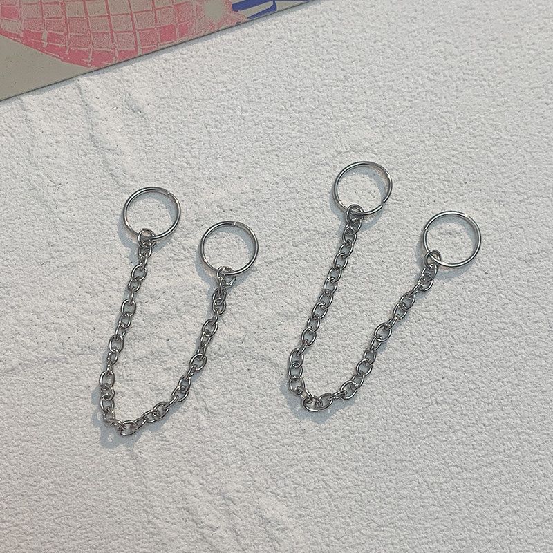 Metal Double Ponytail Hip Hop Trendy Cool Barrettes Dreadlocks Buckle Chain (Pack of 2)
Metal Double Ponytail Hip Hop Trendy Cool Barrettes Dreadlocks Buckle Chain (Pack of 2)