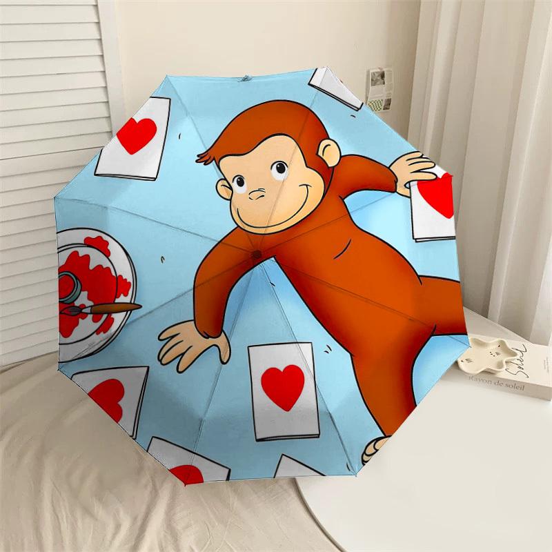 1PC curious george heart Umbrella-8-Rib Reinforced Portable Folding Travel Suitable for All Seasons Outdoor Daily Use Is an Ideal Choice -F317
1PC curious george heart Umbrella-8-Rib Reinforced Portable Folding Travel Suitable for All Seasons Outdoor Daily Use Is an Ideal Choice -F317
