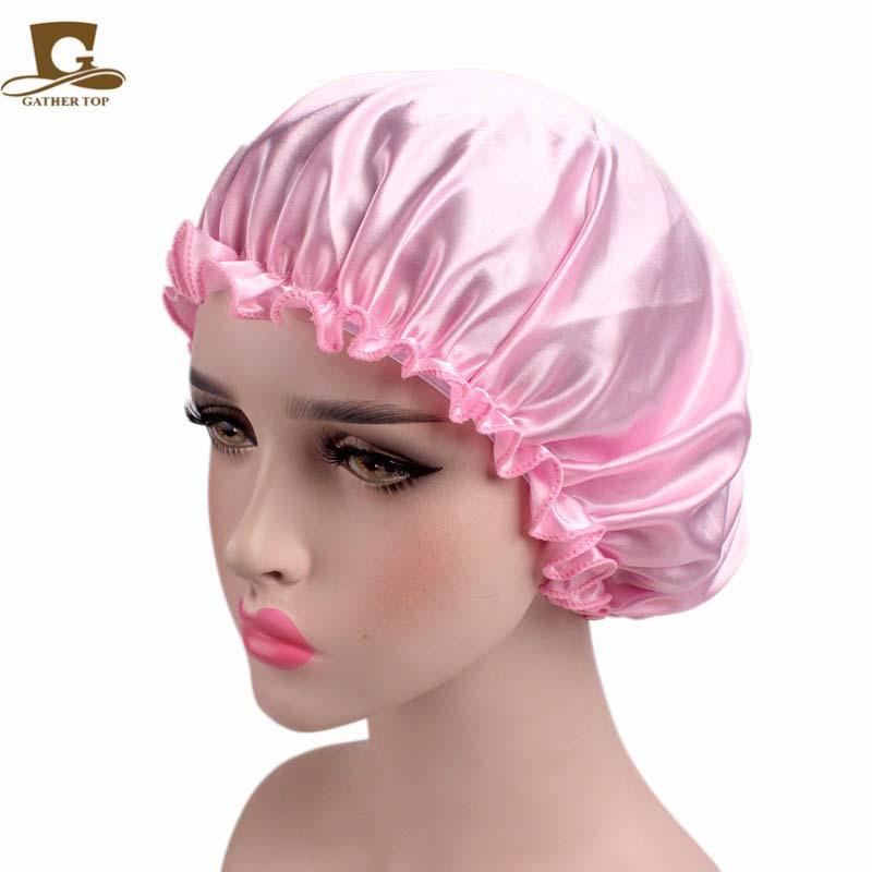 Luxurious Satin Sleep Night Cap For Curly Hair Beauty Salon Head Cover Bonnet Hat pink
Luxurious Satin Sleep Night Cap For Curly Hair Beauty Salon Head Cover Bonnet Hat pink