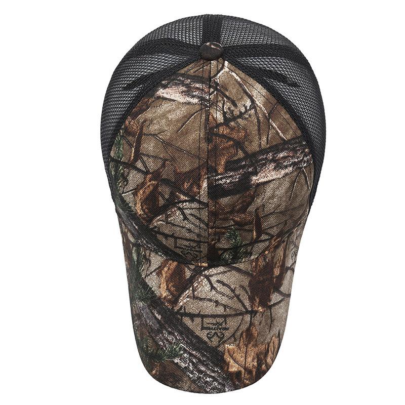 New Summer Outdoor Sunscreen Net Hat Jungle Leaf Pattern Hat Fashion Personality Men S And Women S Camouflage Baseball Cap Adjustable темно-коричневого кольору
New Summer Outdoor Sunscreen Net Hat Jungle Leaf Pattern Hat Fashion Personality Men S And Women S Camouflage Baseball Cap Adjustable темно-коричневого кольору
