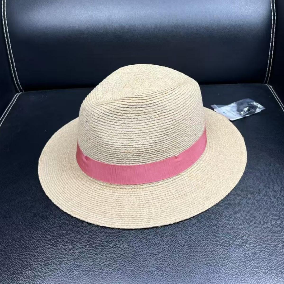 British style Lafite straw hat Dame hat Summer casual straw top hat Wide edge sun protection Panama straw hat M(55-58cm)
British style Lafite straw hat Dame hat Summer casual straw top hat Wide edge sun protection Panama straw hat M(55-58cm)