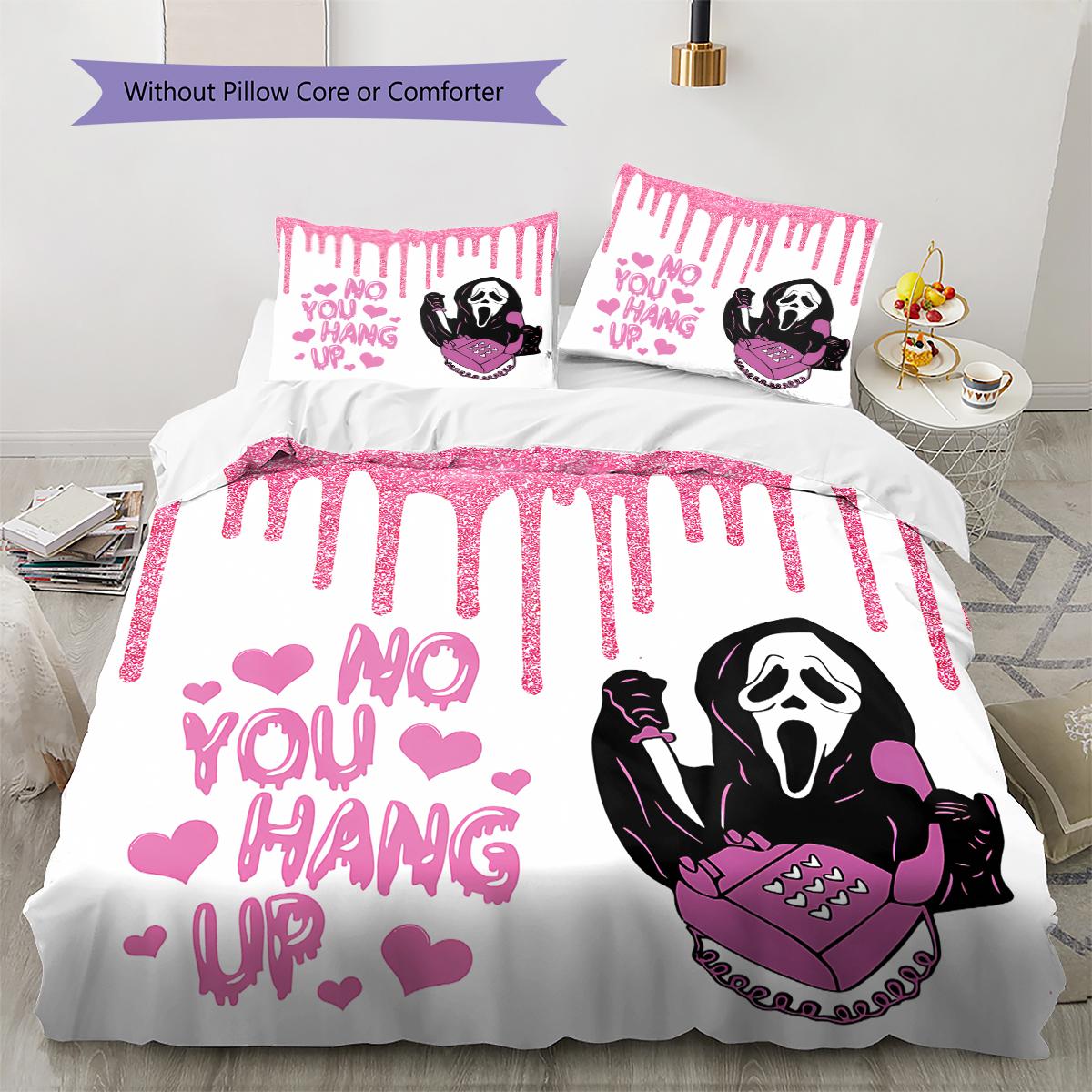 Scream Pattern Bedding,Quilt Set Quilt Cover Pillowcase Home Birthday Gift (1 * duvet cover + 2 * pillowcase, without core) 135x200cm
Scream Pattern Bedding,Quilt Set Quilt Cover Pillowcase Home Birthday Gift (1 * duvet cover + 2 * pillowcase, without core) 135x200cm