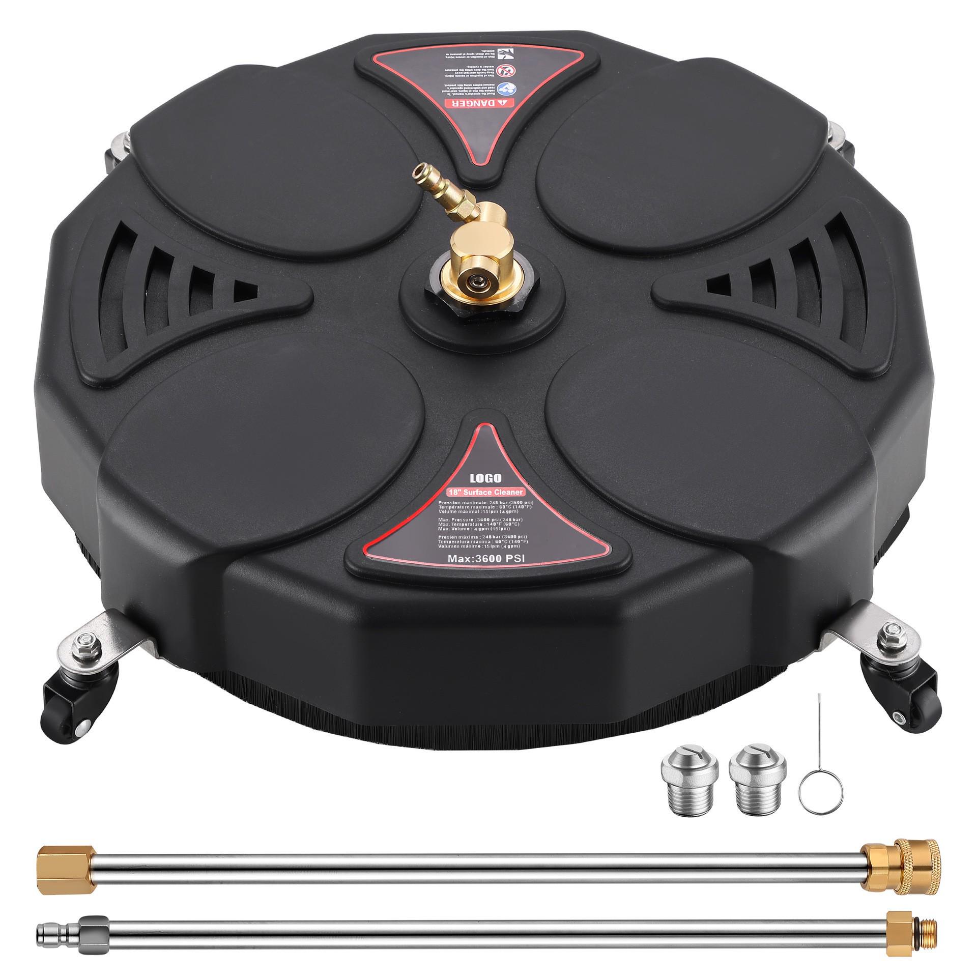 High-Pressure 13-Inch Round Floor Scrubber for Pavements and Courtyards
High-Pressure 13-Inch Round Floor Scrubber for Pavements and Courtyards