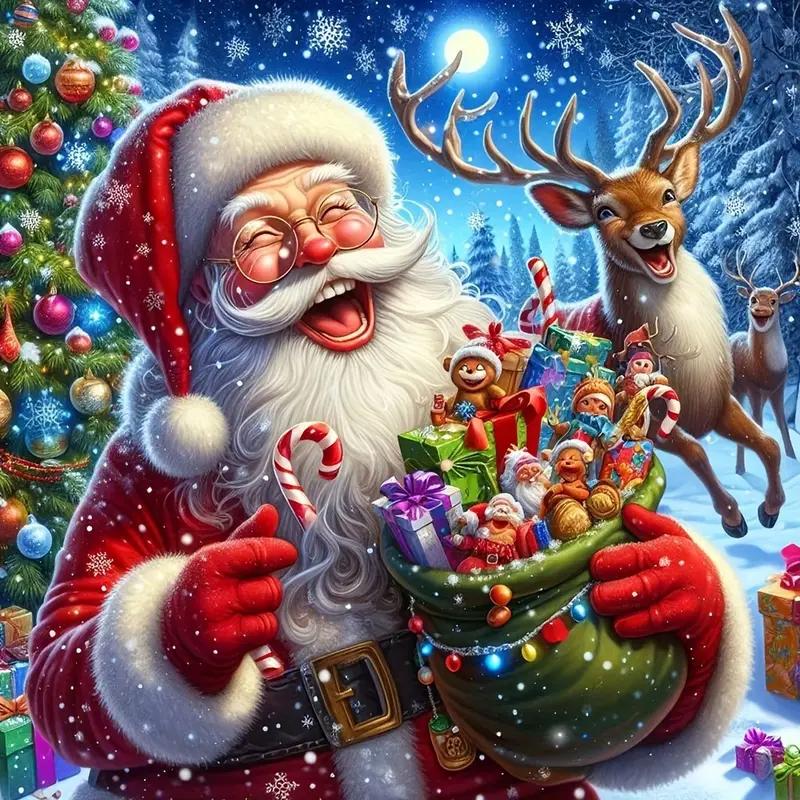 Full 5D DIY Diamond Painting Santa Claus Diamond Embroidery Full Cross Stitch Home Decoration Handmade Gift 30x30cm
Full 5D DIY Diamond Painting Santa Claus Diamond Embroidery Full Cross Stitch Home Decoration Handmade Gift 30x30cm