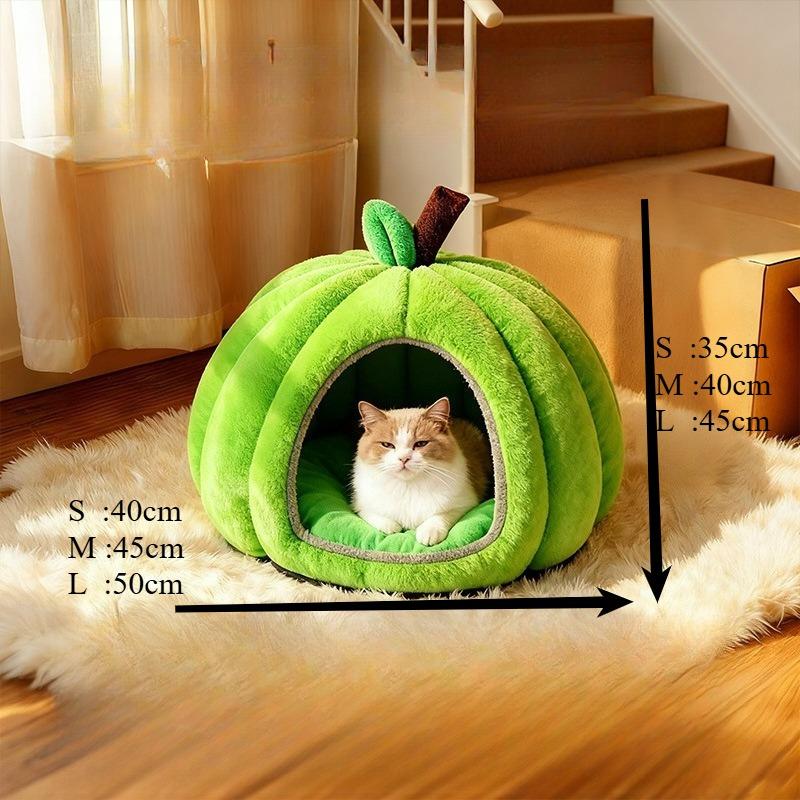 Pumpkin Shaped Cats Bed Autumn and Winter Cat Accessories Semi Enclosed Thermal Insulation Pet Dog Cat s House Pet Supplies Gift 40x40x35cm
Pumpkin Shaped Cats Bed Autumn and Winter Cat Accessories Semi Enclosed Thermal Insulation Pet Dog Cat s House Pet Supplies Gift 40x40x35cm