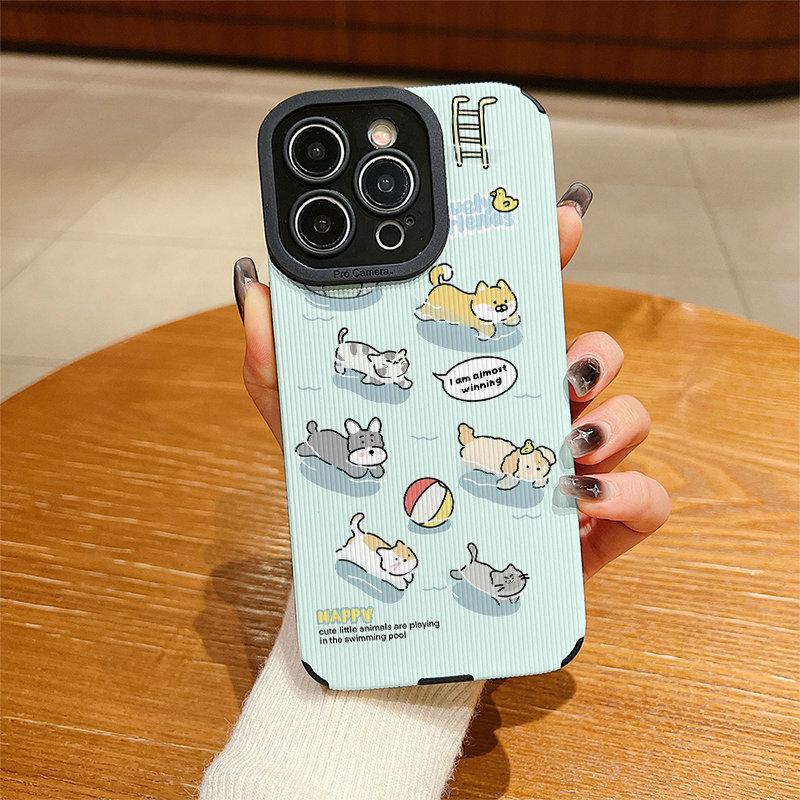 Vertical Leather Shell Swimming Little Puppies Printed Patterned Shockproof Soft Silicone Case with Camera Lens Full Protection for IPhone Samsung Redmi 15 5G
Vertical Leather Shell Swimming Little Puppies Printed Patterned Shockproof Soft Silicone Case with Camera Lens Full Protection for IPhone Samsung Redmi 15 5G