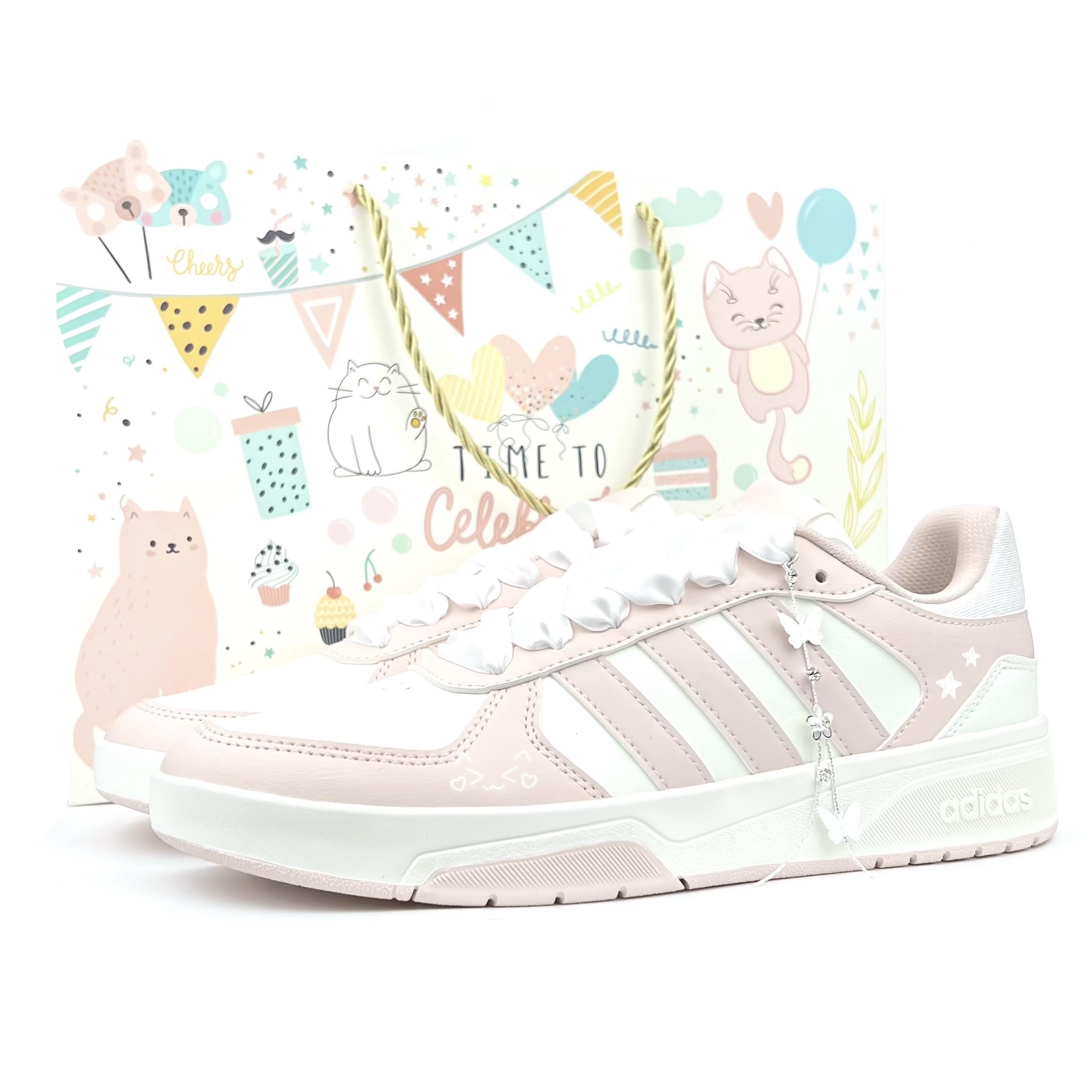 Adidas COURTBEAT Pu Cushioning Abrasion Resistant Low top Skateboard Shoes Unisex Pink KI6785(Team1716-S-BOX) 37⅓
Adidas COURTBEAT Pu Cushioning Abrasion Resistant Low top Skateboard Shoes Unisex Pink KI6785(Team1716-S-BOX) 37⅓
