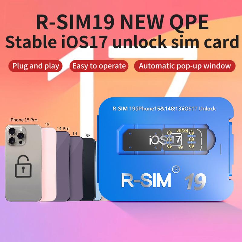 R-Sim19 Qpe Stable Ios17 Release Card для полного диапазона Apple 6-17 Unlock синий
R-Sim19 Qpe Stable Ios17 Release Card для полного диапазона Apple 6-17 Unlock синий