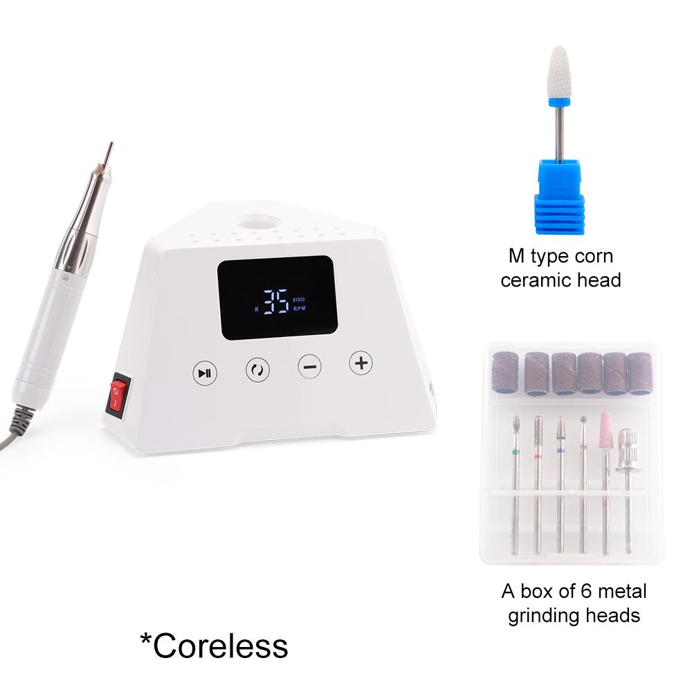 BEPAN Coreless 35000RPM Portable Stand Desktop Nail Drill Bit Set Machine Drilling Manicure Pedicure Nail Polisher 65w US
BEPAN Coreless 35000RPM Portable Stand Desktop Nail Drill Bit Set Machine Drilling Manicure Pedicure Nail Polisher 65w US