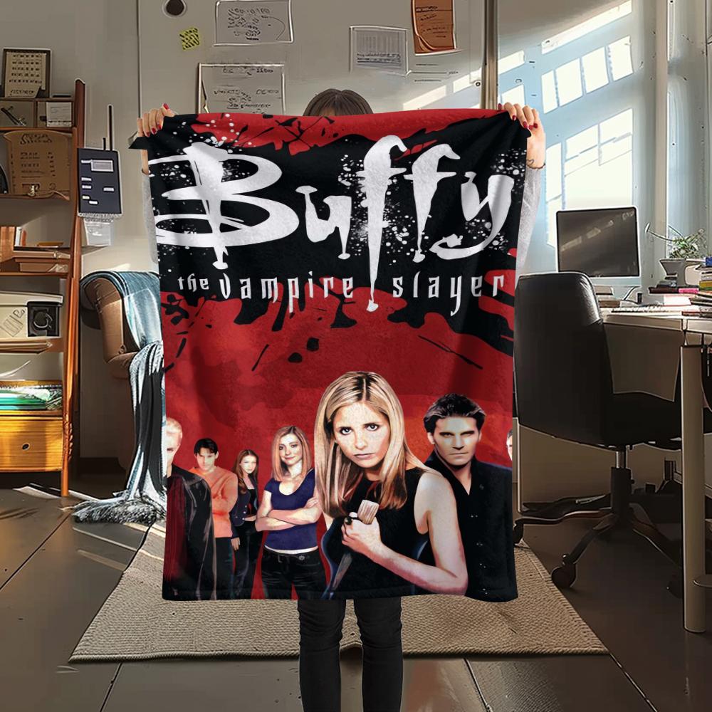 1Pc Buffy Vampire Slayer Print Flannel Blanket, High quality Comfortable for All Seasons, Home Decor, Warmth and Comfort, Perfect for Gifts 80cm x 120cm
1Pc Buffy Vampire Slayer Print Flannel Blanket, High quality Comfortable for All Seasons, Home Decor, Warmth and Comfort, Perfect for Gifts 80cm x 120cm
