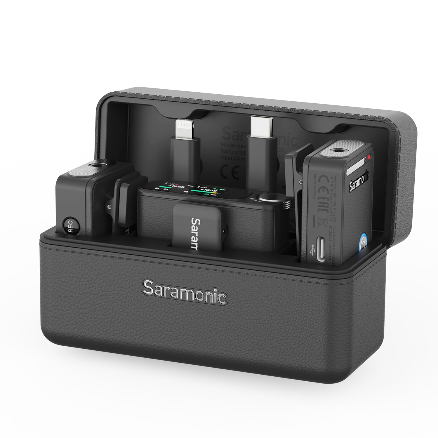 Saramonic Ultra 01 Wireless Microphone Wireless Black Pin Microphone Clip Type Instant Connection Plug & Play Noise Reduction 360° Sound Collection
Saramonic Ultra 01 Wireless Microphone Wireless Black Pin Microphone Clip Type Instant Connection Plug & Play Noise Reduction 360° Sound Collection