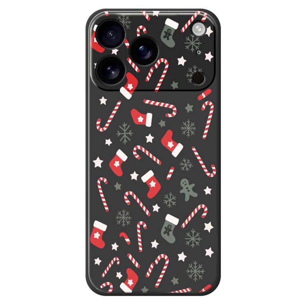 For iPhone 17 Pro Case Red Grey Socks and Canes Pattern Printing Straight Edge TPU Phone Back Cover Black
For iPhone 17 Pro Case Red Grey Socks and Canes Pattern Printing Straight Edge TPU Phone Back Cover Black