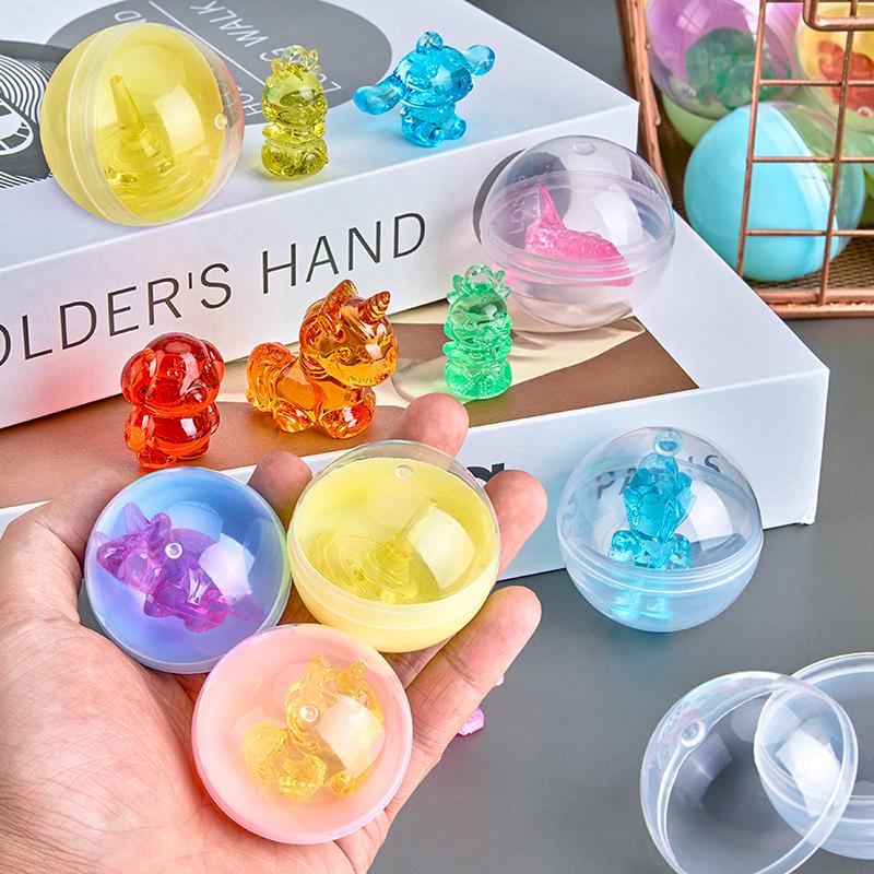 50mm Transparent Crystal Gashapon Ball for Toy Machines, Gift Balls, Amusement Machines, and Easter Egg Prizes.
50mm Transparent Crystal Gashapon Ball for Toy Machines, Gift Balls, Amusement Machines, and Easter Egg Prizes.