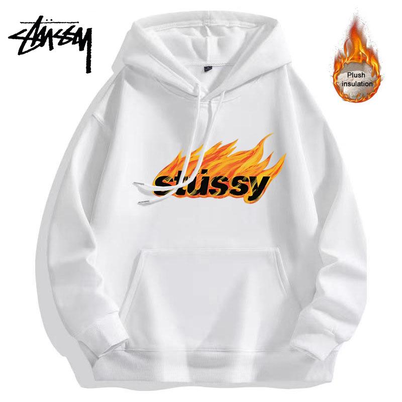 Stussy 2023, осень/зима, мужские и женские утолщенные и бархатные утепленные высококачественные хлопковые модели Stussy Flame с логотипом
Stussy 2023, осень/зима, мужские и женские утолщенные и бархатные утепленные высококачественные хлопковые модели Stussy Flame с логотипом