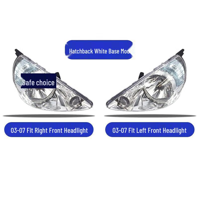 Compatible Front Headlight Assembly Cover for Honda Fit (03-20, 1st-3rd Gen) GK5 City Fit/City Left Side + Single Unit
Compatible Front Headlight Assembly Cover for Honda Fit (03-20, 1st-3rd Gen) GK5 City Fit/City Left Side + Single Unit