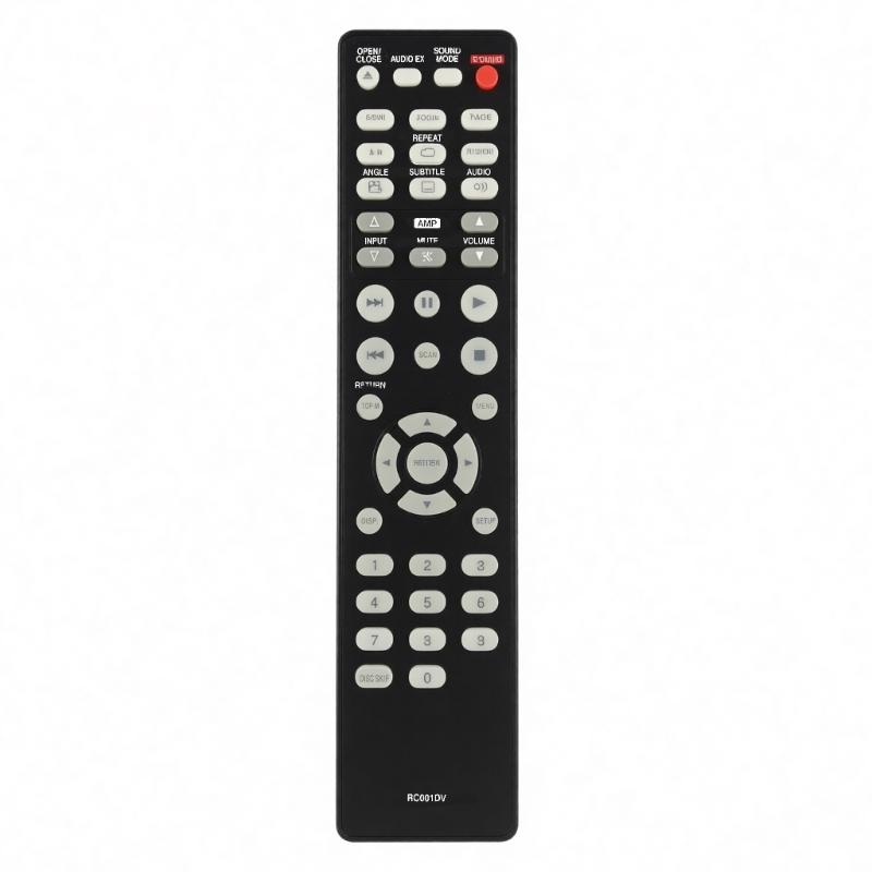 Plastic AVs Surround Receiver Remote Controls for RC001DV User Friendly Button Layout Universal Compatibility чорний
Plastic AVs Surround Receiver Remote Controls for RC001DV User Friendly Button Layout Universal Compatibility чорний