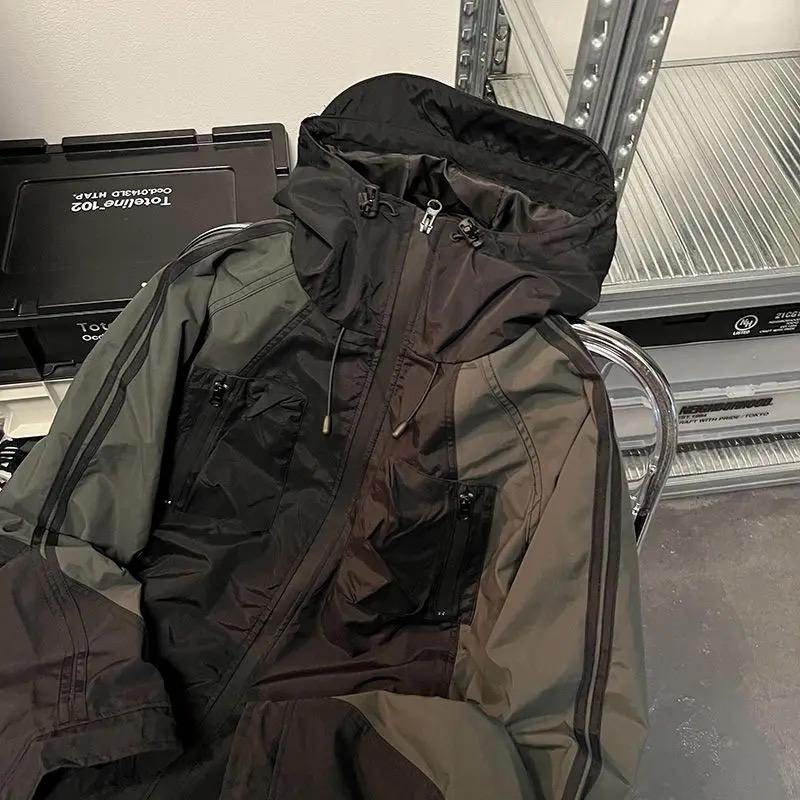 Уличная одежда Techwear Куртка Женская ветровка Винтажный анорак Harajuku Oversize на молнии с капюшоном в Корейском стиле Отзывы Много одежды
Уличная одежда Techwear Куртка Женская ветровка Винтажный анорак Harajuku Oversize на молнии с капюшоном в Корейском стиле Отзывы Много одежды