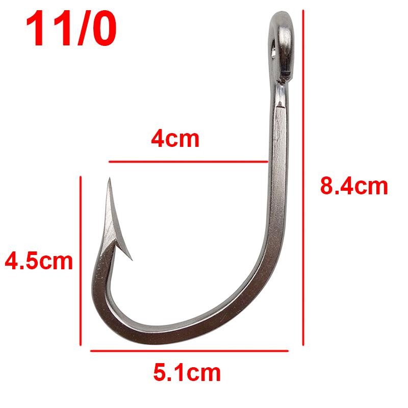 10 шт. рыболовные крючки из нержавеющей стали 7731, большие толстые крючки для ловли тунца на наживку, размер 5/0 6/0 7/0 8/0 9/0 10/0 11/0 12/0 13/0 14/0 16/0
10 шт. рыболовные крючки из нержавеющей стали 7731, большие толстые крючки для ловли тунца на наживку, размер 5/0 6/0 7/0 8/0 9/0 10/0 11/0 12/0 13/0 14/0 16/0