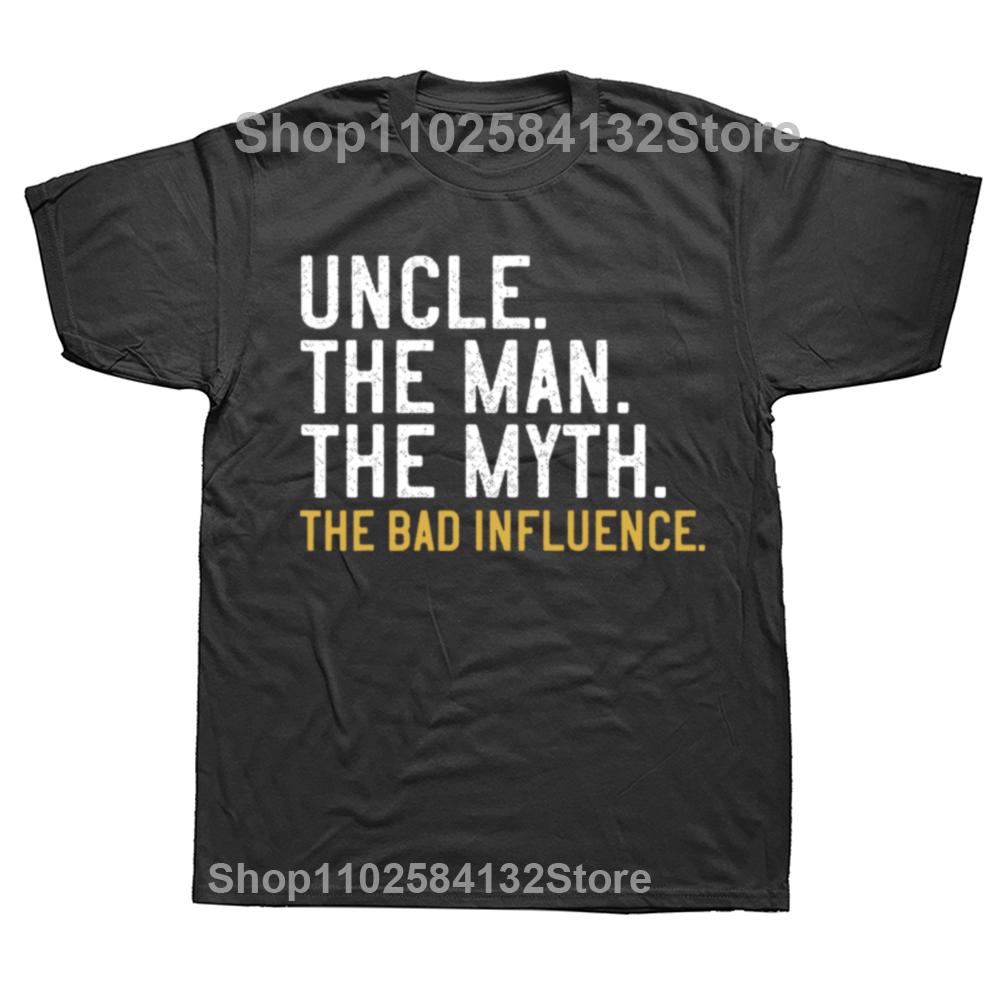 Funny Uncle The Man The Myth The Bad Influence T Shirts Summer Graphic Cotton Streetwear Birthday Gifts T-shirt Men XL
Funny Uncle The Man The Myth The Bad Influence T Shirts Summer Graphic Cotton Streetwear Birthday Gifts T-shirt Men XL