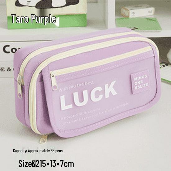 2025 Frosted Multi-Layer Canvas Pencil Case - Large Capacity for Junior & Senior High Students, Simple Ins Style
2025 Frosted Multi-Layer Canvas Pencil Case - Large Capacity for Junior & Senior High Students, Simple Ins Style