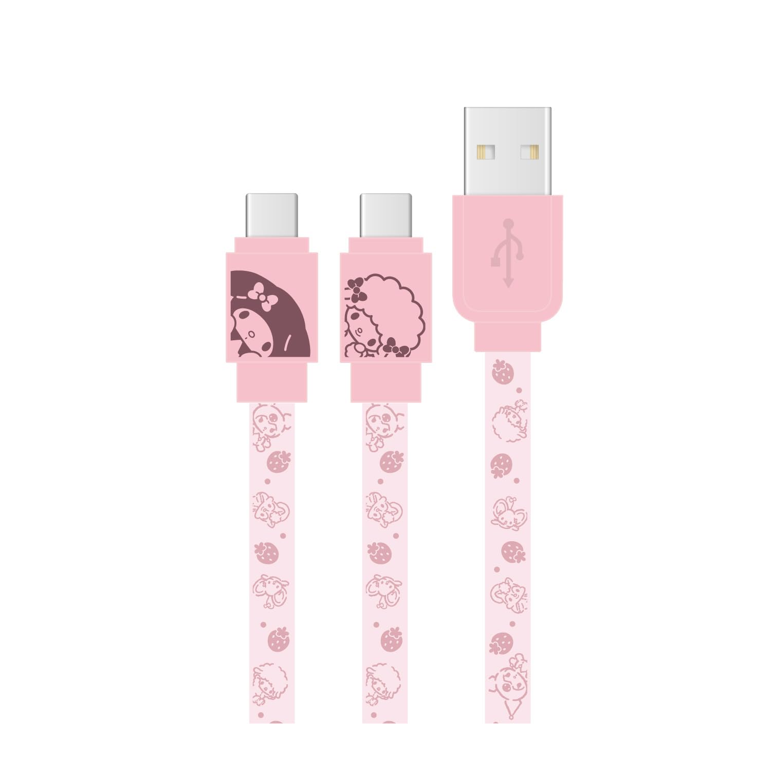 Gourmandise Sanrio Characters USB Type-C Cable My Melody SANG-304MM
Gourmandise Sanrio Characters USB Type-C Cable My Melody SANG-304MM