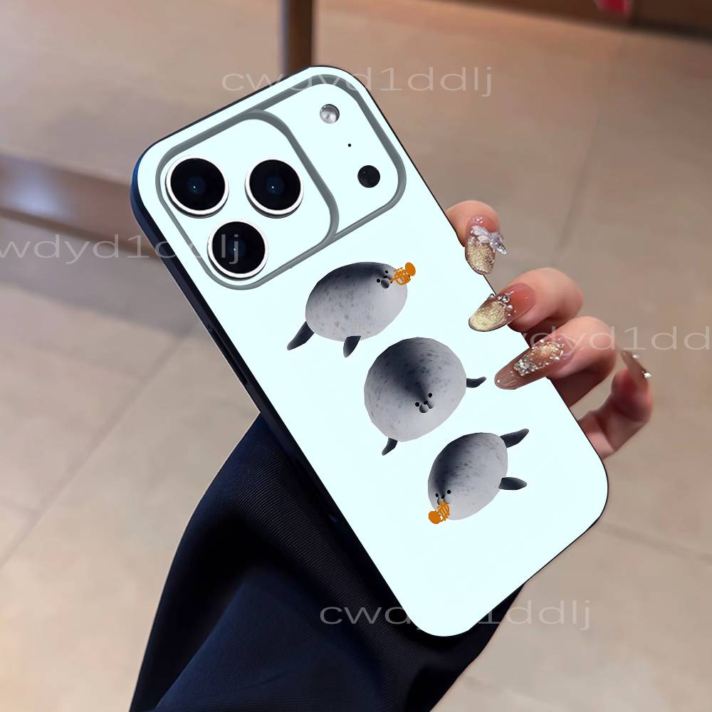 Cute S-Seal Seals Animal Phone Case For iPhone 17,16,15,11,12,14,13 Pro Max Mini XS,XR,7 Plus 16E Air Soft Covers Fundas iPhone12PRO
Cute S-Seal Seals Animal Phone Case For iPhone 17,16,15,11,12,14,13 Pro Max Mini XS,XR,7 Plus 16E Air Soft Covers Fundas iPhone12PRO