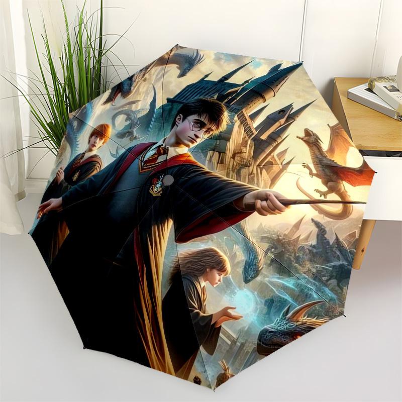 1pc Harry Potter and Dragons Umbrella with Plastic Handle,Cartoon Pattern,Suitable for All Seasons Multi-functional Umbrella332
1pc Harry Potter and Dragons Umbrella with Plastic Handle,Cartoon Pattern,Suitable for All Seasons Multi-functional Umbrella332