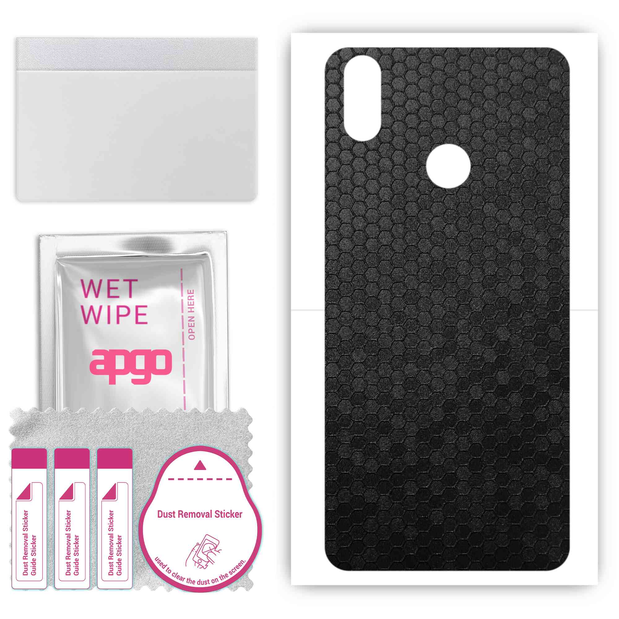 Apgo Protective Skin Sticker для задньої панелі, сумісної з Cubot J3 , Wrap Film, Foil, Vinyl - Pattern Black Honeycomb
Apgo Protective Skin Sticker для задньої панелі, сумісної з Cubot J3 , Wrap Film, Foil, Vinyl - Pattern Black Honeycomb
