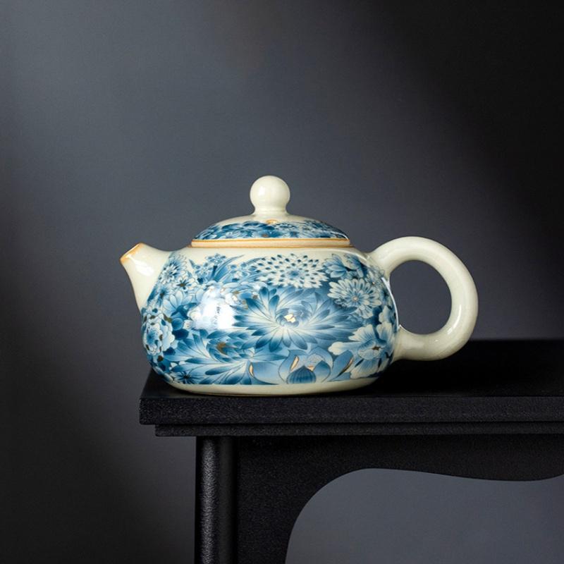 Ru Kiln Open Piece Керамічний чайник ручної роботи Ru Porcelain Xishi Pot Чайник Чайник Портативний Kung Fu Teapot
Ru Kiln Open Piece Керамічний чайник ручної роботи Ru Porcelain Xishi Pot Чайник Чайник Портативний Kung Fu Teapot