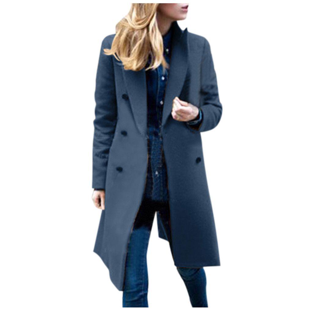 Autumn and Winter Medium and Long Large Size Woolen Women s Coat Double-breasted Woolen Coat S
Autumn and Winter Medium and Long Large Size Woolen Women s Coat Double-breasted Woolen Coat S
