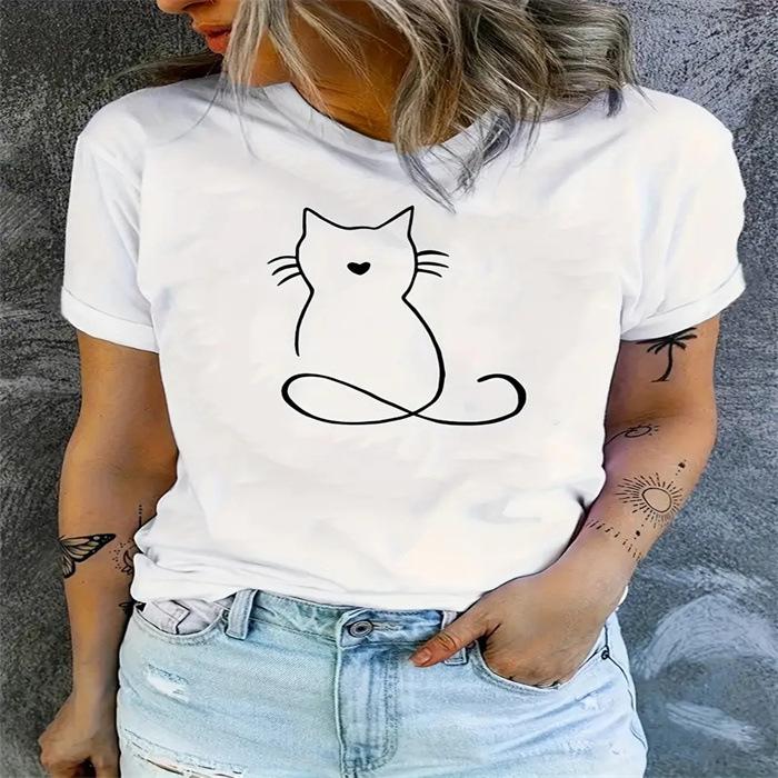 Short-sleeved T-shirt European and American summer new women s fashion casual home commuting versatile round neck short-sleeved T-shirt 5XL білий
Short-sleeved T-shirt European and American summer new women s fashion casual home commuting versatile round neck short-sleeved T-shirt 5XL білий