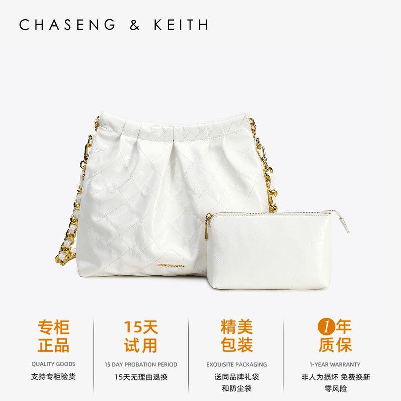 Chaseng & Keith Chain Bag Female 2024 New Arrival Fall and Winter Large Capacity Tote Hobo Bag Crossbody Bag Large White Gift Warranty Card
Chaseng & Keith Chain Bag Female 2024 New Arrival Fall and Winter Large Capacity Tote Hobo Bag Crossbody Bag Large White Gift Warranty Card