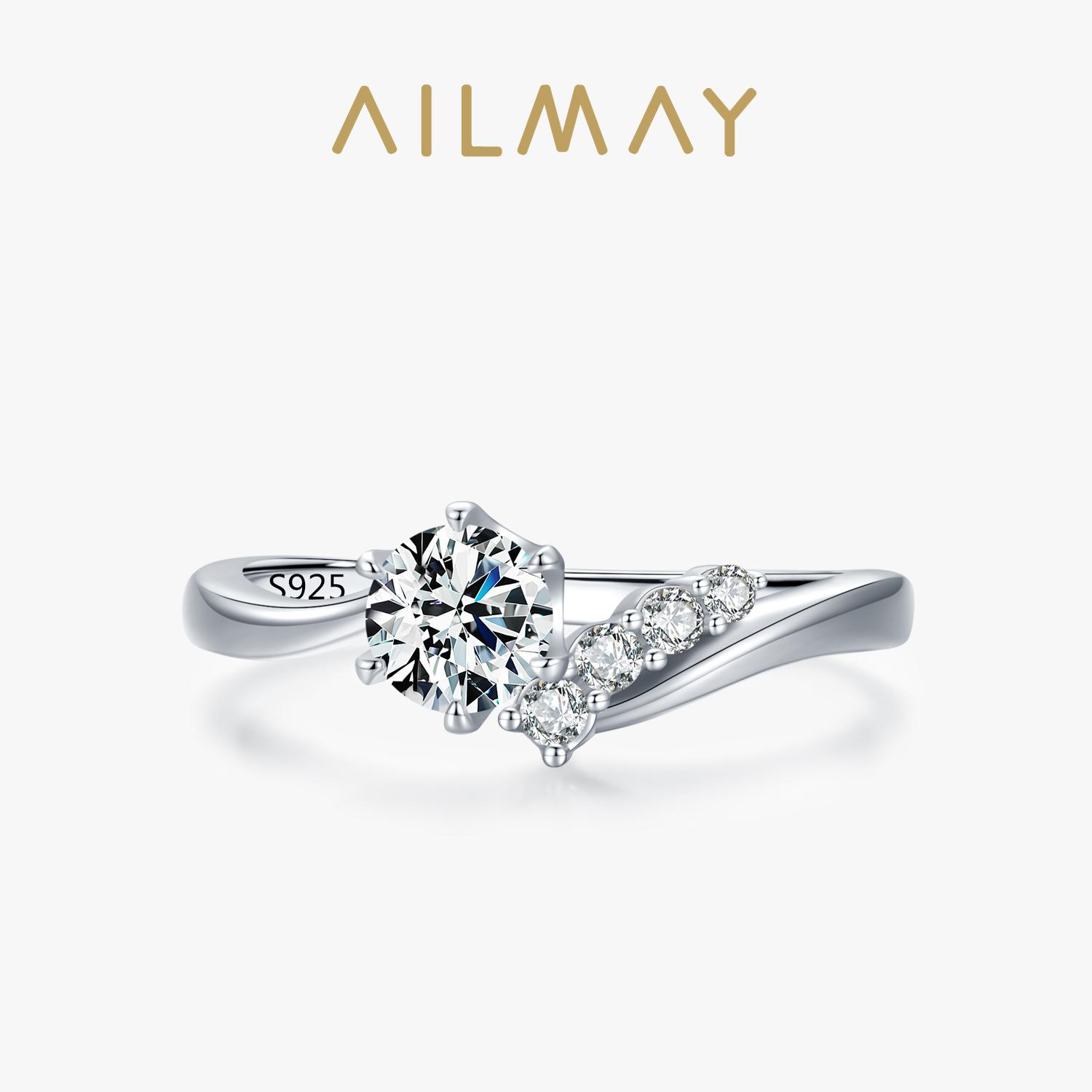 Ailmay Настоящее стерлинговое серебро 925 пробы Модное Простое Кольцо-Арм с прозрачным цирконом на шесть лапок Асимметрия Для женщин Свадебные Помолвочные Украшения 8
Ailmay Настоящее стерлинговое серебро 925 пробы Модное Простое Кольцо-Арм с прозрачным цирконом на шесть лапок Асимметрия Для женщин Свадебные Помолвочные Украшения 8