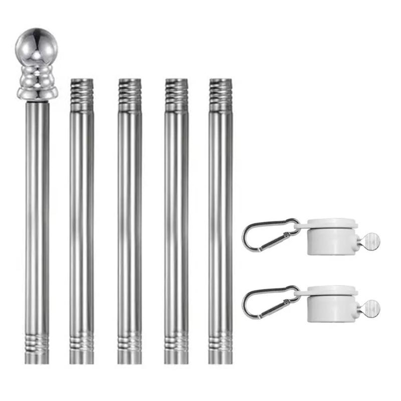 Heavy Type Rustproofed Flag Poles Wall Mounted Stainless Steel Outdoor Flagpole Wall Mount For Wind Resistance срібний
Heavy Type Rustproofed Flag Poles Wall Mounted Stainless Steel Outdoor Flagpole Wall Mount For Wind Resistance срібний