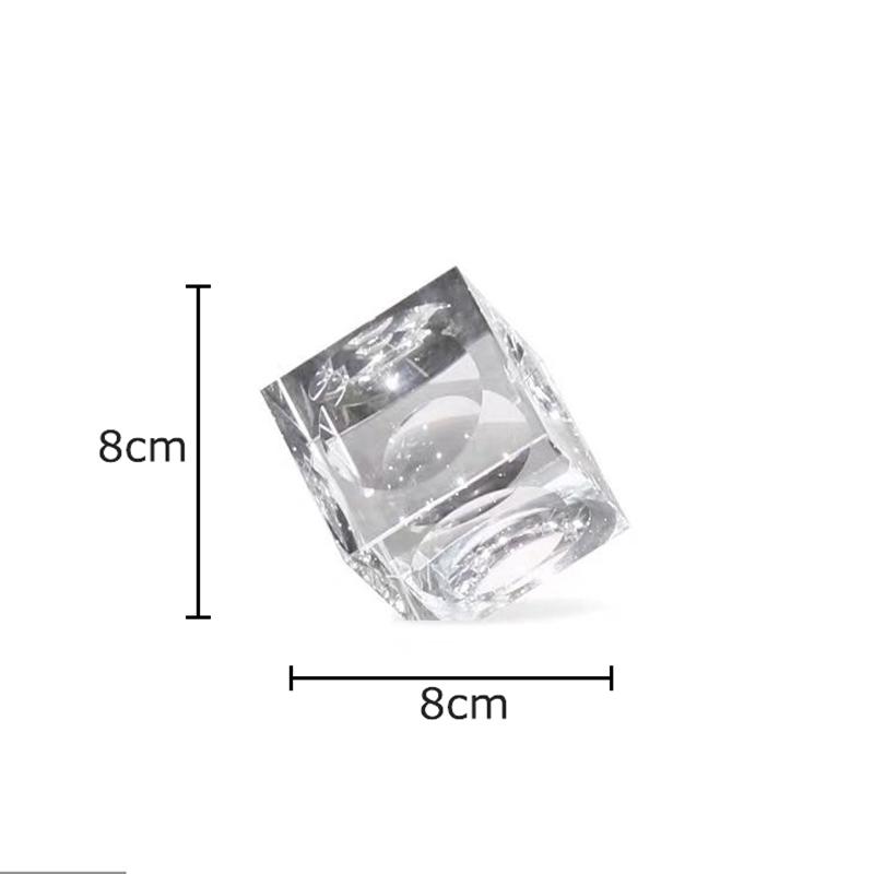 Transparent Geometry Cube Crystal Statue Desk Decoration Ornaments Creative Crystal Square Block Sculpture Room Aesthetics Decor
Transparent Geometry Cube Crystal Statue Desk Decoration Ornaments Creative Crystal Square Block Sculpture Room Aesthetics Decor