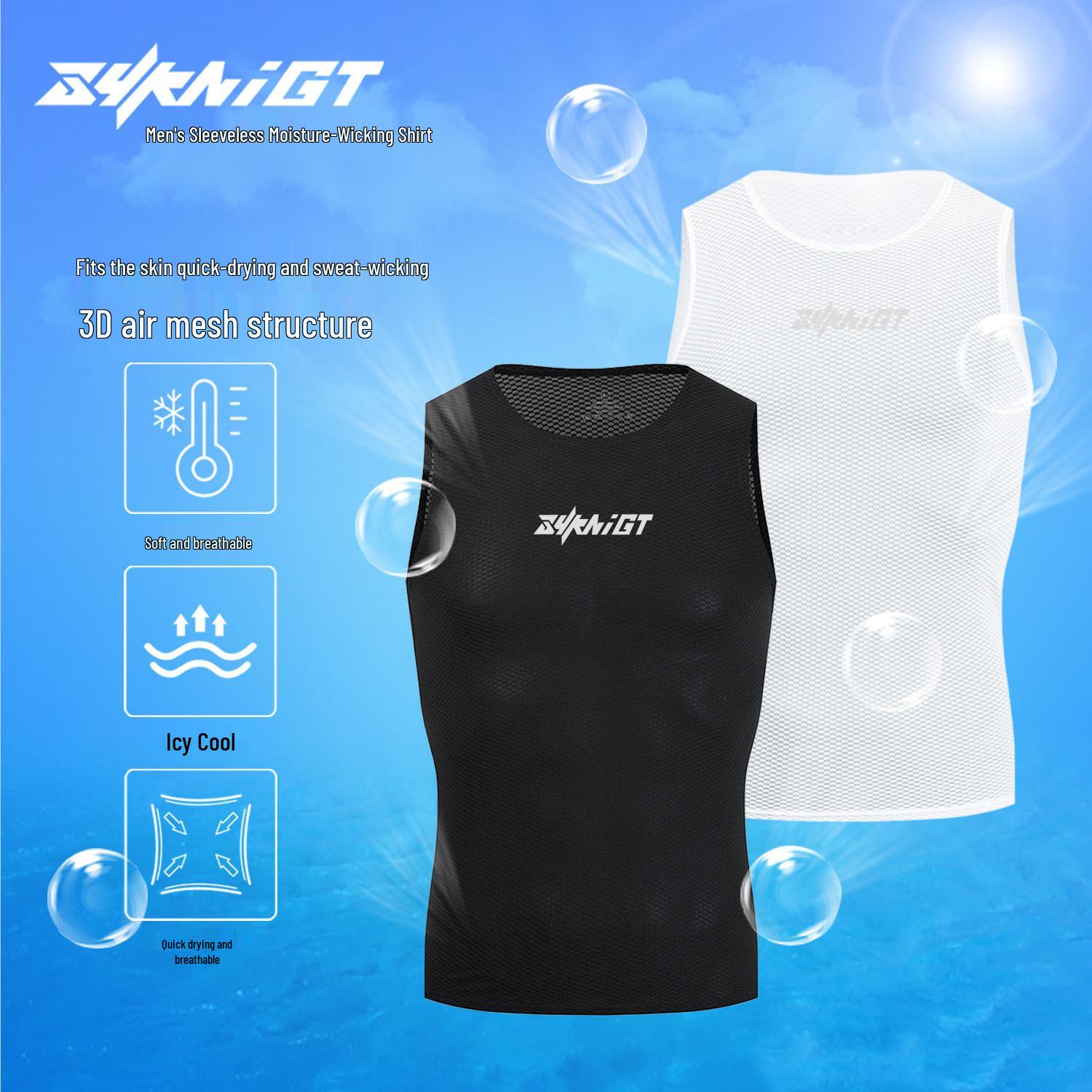 ZYKNIGT Knight Men s Summer Cycling Sleeveless Quick-Dry Mesh Base Layer Shirt L белый
ZYKNIGT Knight Men s Summer Cycling Sleeveless Quick-Dry Mesh Base Layer Shirt L белый